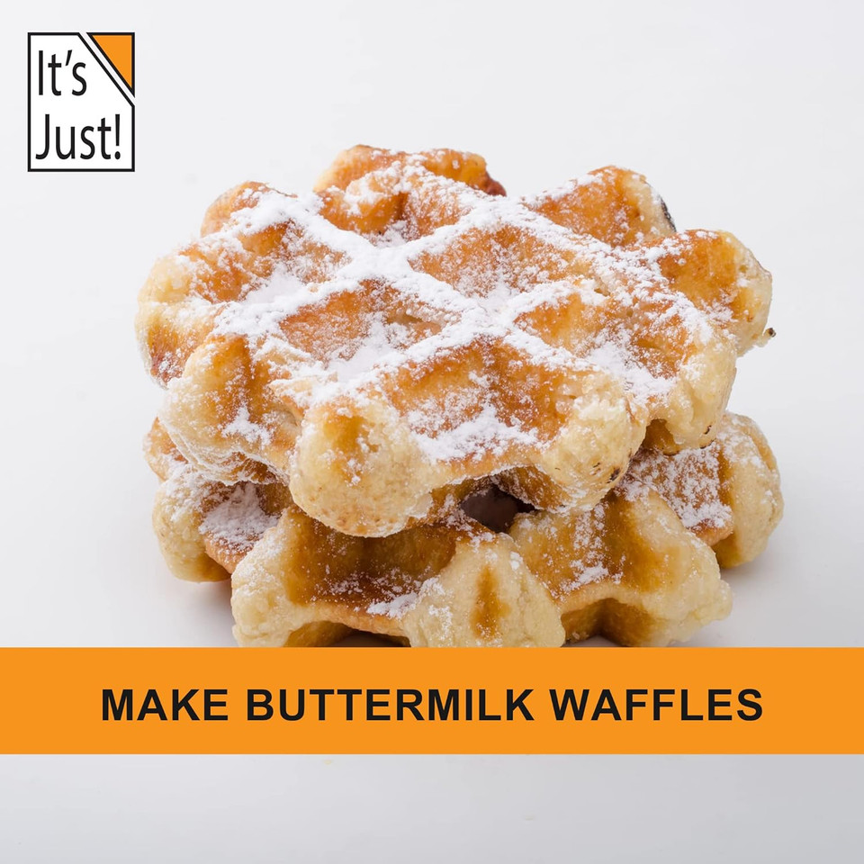 It'S Just - Powdered Buttermilk, 32Oz, Rbst/Rbgh Hormone Free, Shelf Stable, Evaporated Milk, Just Add Water, Perfect For Baking, Pancakes, Makes Over 1.5 Gallon Milk