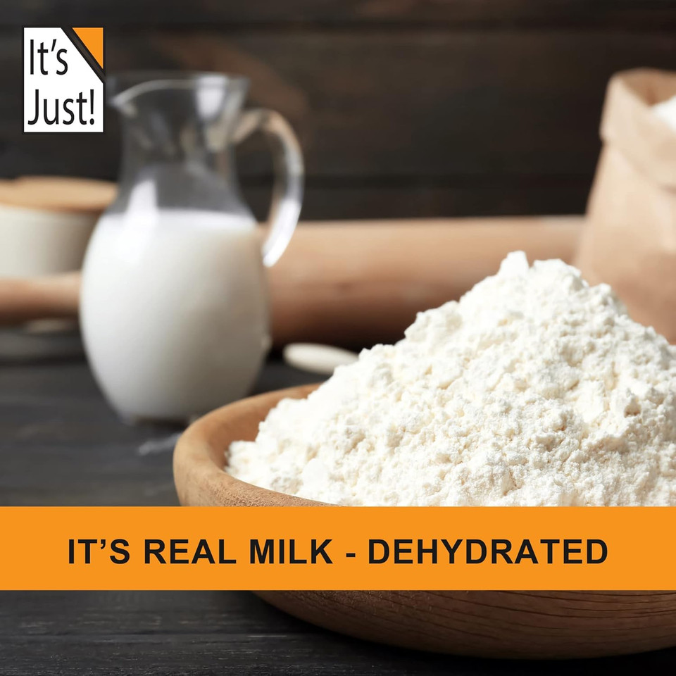 It'S Just - Powdered Non-Fat (Skim) Milk, Rbst/Rbgh Hormone Free, Shelf Stable, Just Add Water, Makes Over 1.5 Gallon Milk, 2 Pound Milk Powder It'S Just - Powdered Non-Fat (Skim) Milk, Rbst/Rbgh Hormone Free, Shelf Stable, Just Add Water, Makes Over 1.5 Gallon Milk, 2 Pound Milk Powder