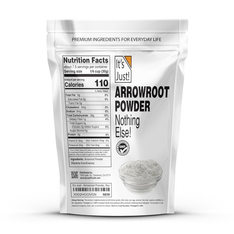 It'S Just - Arrowroot Powder, Natural Thickener, Non-Gmo, Cornstarch Substitute