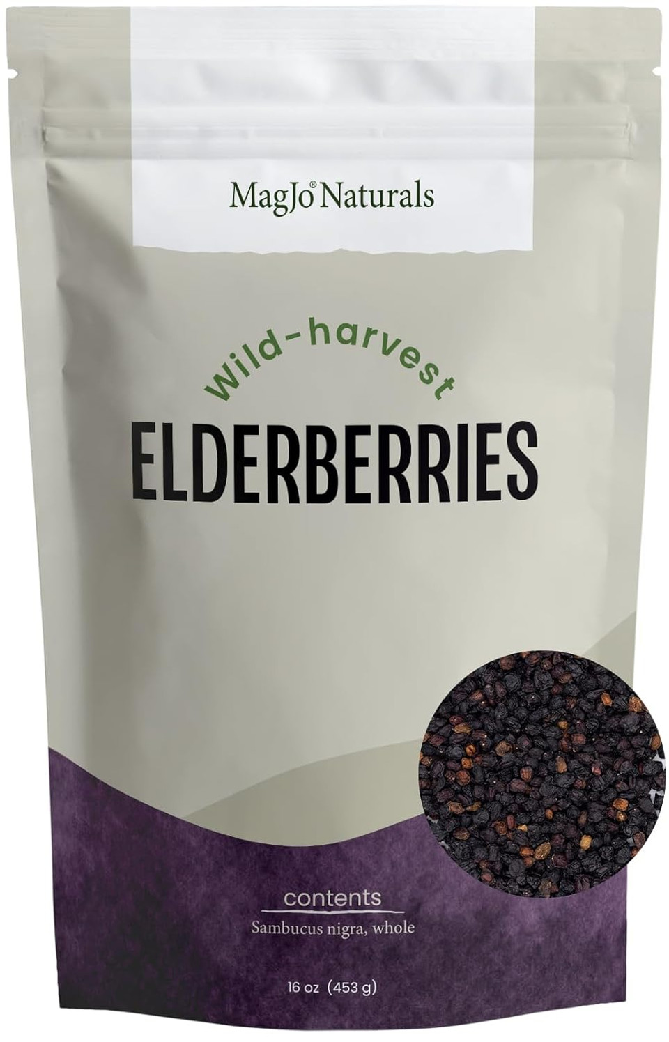 Magjo Elderberry Dried Wild Harvest, Elderberries
