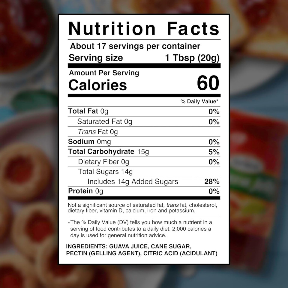 Grace Guava Jelly 12Oz - 2 Jars - Tropical Guava Paste Made With Premium Jamaican Guava Fruit - Caribbean Guava Fruit Spread Ideal For Guava Gizzada & Pastelitos De Guayaba