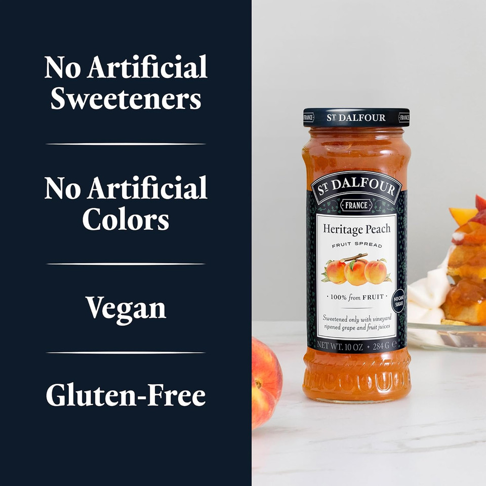 St. Dalfour Fig Royale Fruit Spread - 10Oz - 100% From Fruit, No Artificial Ingredients, Non-Gmo, No Cane Sugars, All Natural, Made In France