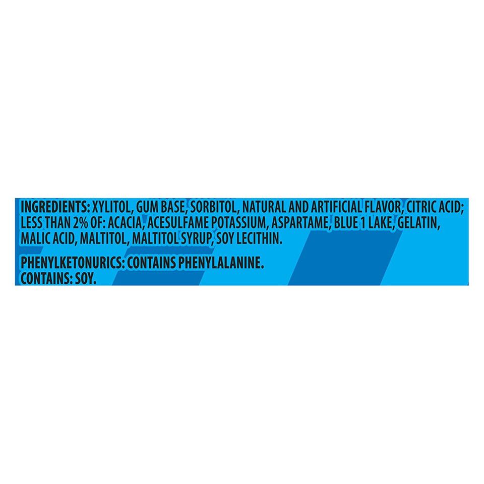 Trident Vibes Sour Patch Kids Blue Raspberry Sugar-Free Chewing Gum, 4 Bottles Of 40 Pieces (160 Total Pieces) Trident Vibes Sour Patch Kids Blue Raspberry Sugar-Free Chewing Gum, 4 Bottles Of 40 Pieces (160 Total Pieces)