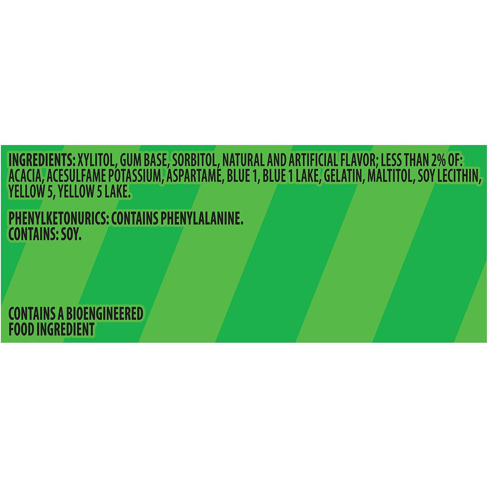 Trident Vibes Spearmint Rush Sugar-Free Chewing Gum, 4 Bottles Of 40 Pieces (160 Total Pieces)