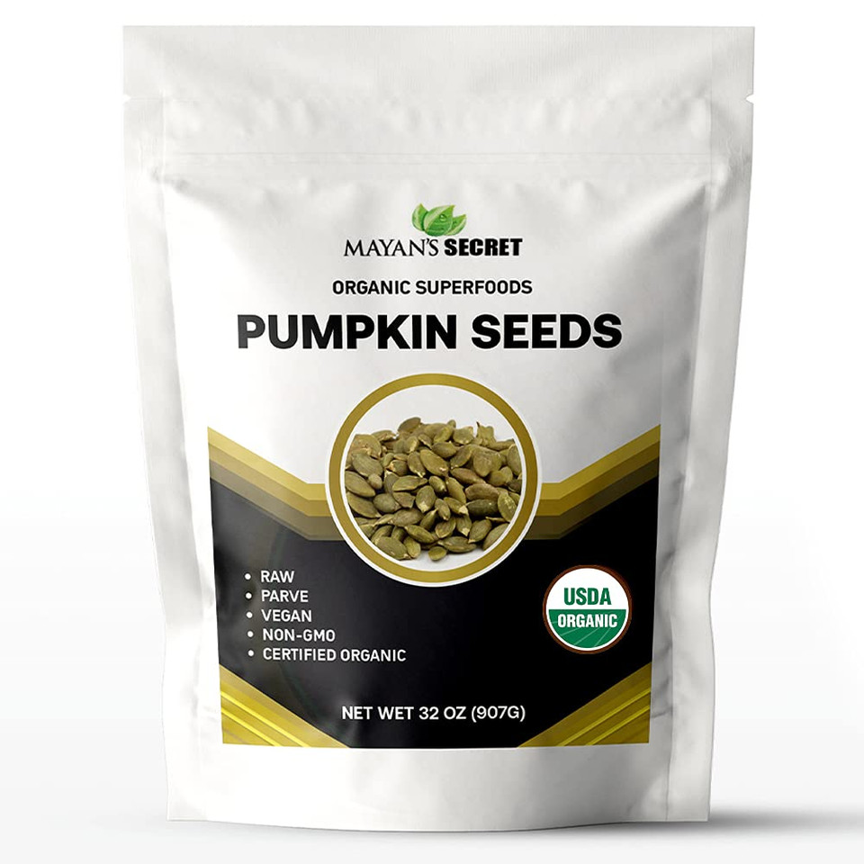 Mayan'S Secret - Raw Pumpkin Seeds Organic, 2 Lbs - Premium Quality | Fresh | Unsalted