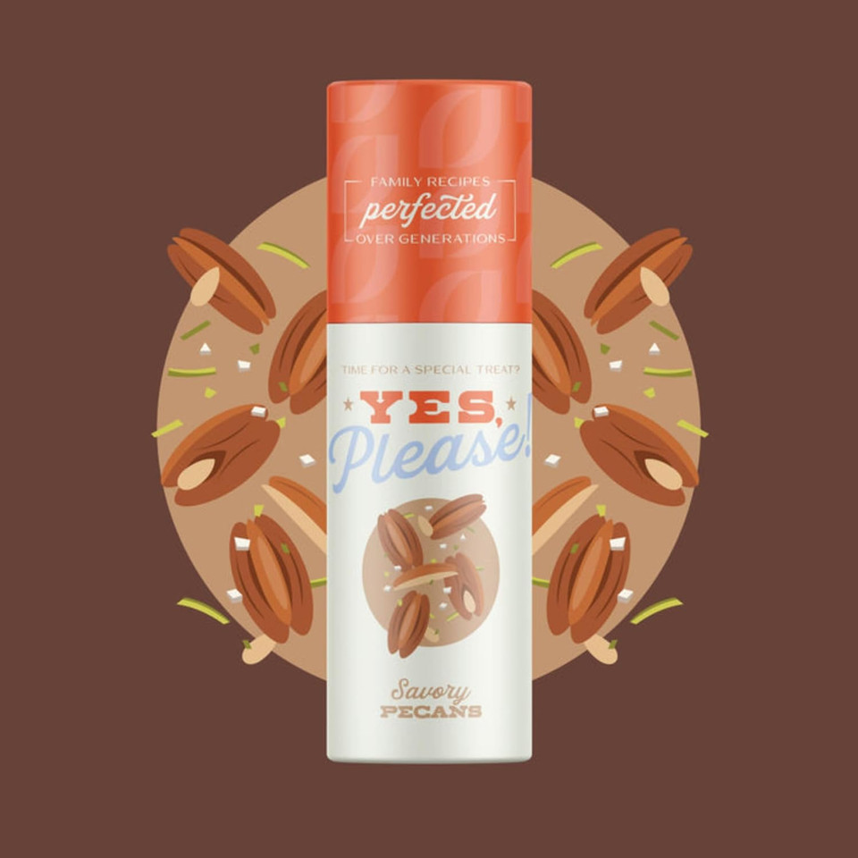 Savory Pecans - 5.5Oz, Onion, Garlic, Dill Seasoning - Gourmet Snack For Ipa, Whiskey, Shandy Pairing, Made With Coconut Oil