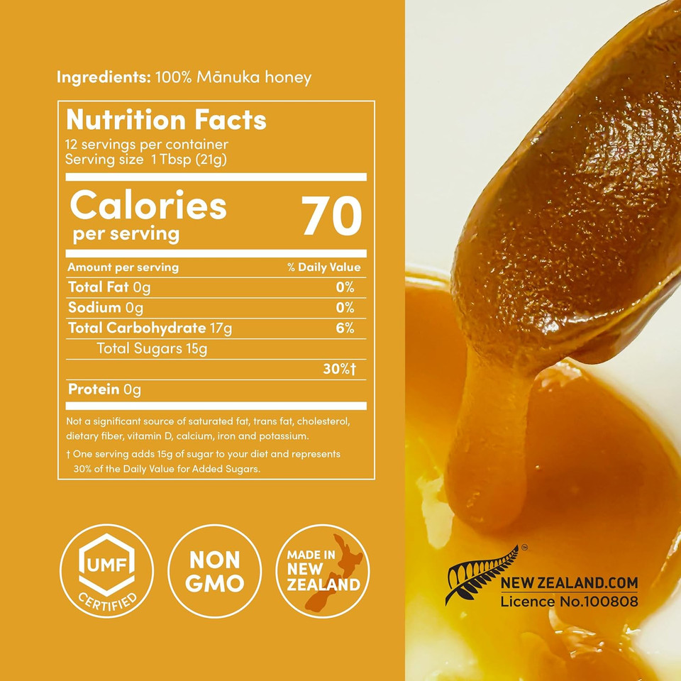 Me Today Manuka Honey, Umf 10+/Mgo 261+ From New Zealand Authentic, Raw & Unpasteurized Honey | Raw Manuka Honey For Daily Wellness Support | Delicious Honey Crafted By Bees In 8.8Oz