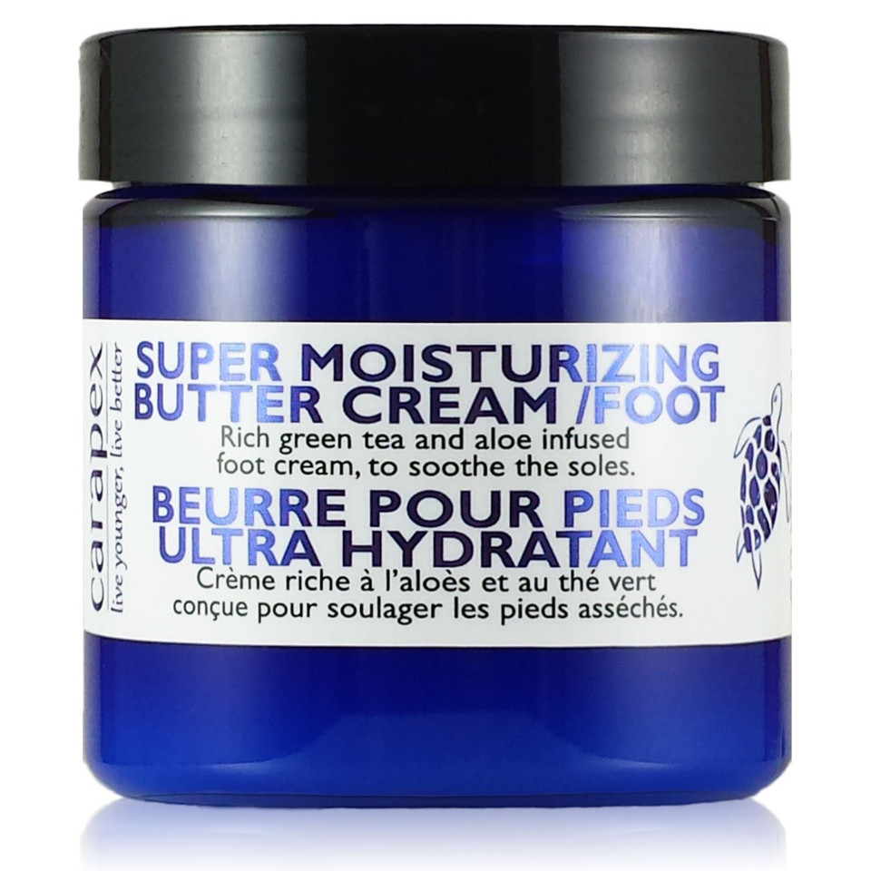 Carapex Super Moisturizing Foot Cream For Rough, Dry, Calloused Feet, Heels And Soles. Natural Ingredients. Unscentedsingle