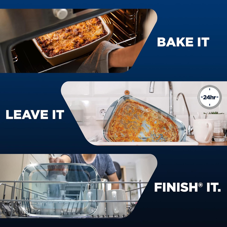 Finish Quantum Dishwasher Pods, No Pre-Rinse Dishwasher Detergent Soap Removes 24Hr Dried-On Stain And Grease, Leaving A Virtually Spotless Shine, 84 Count