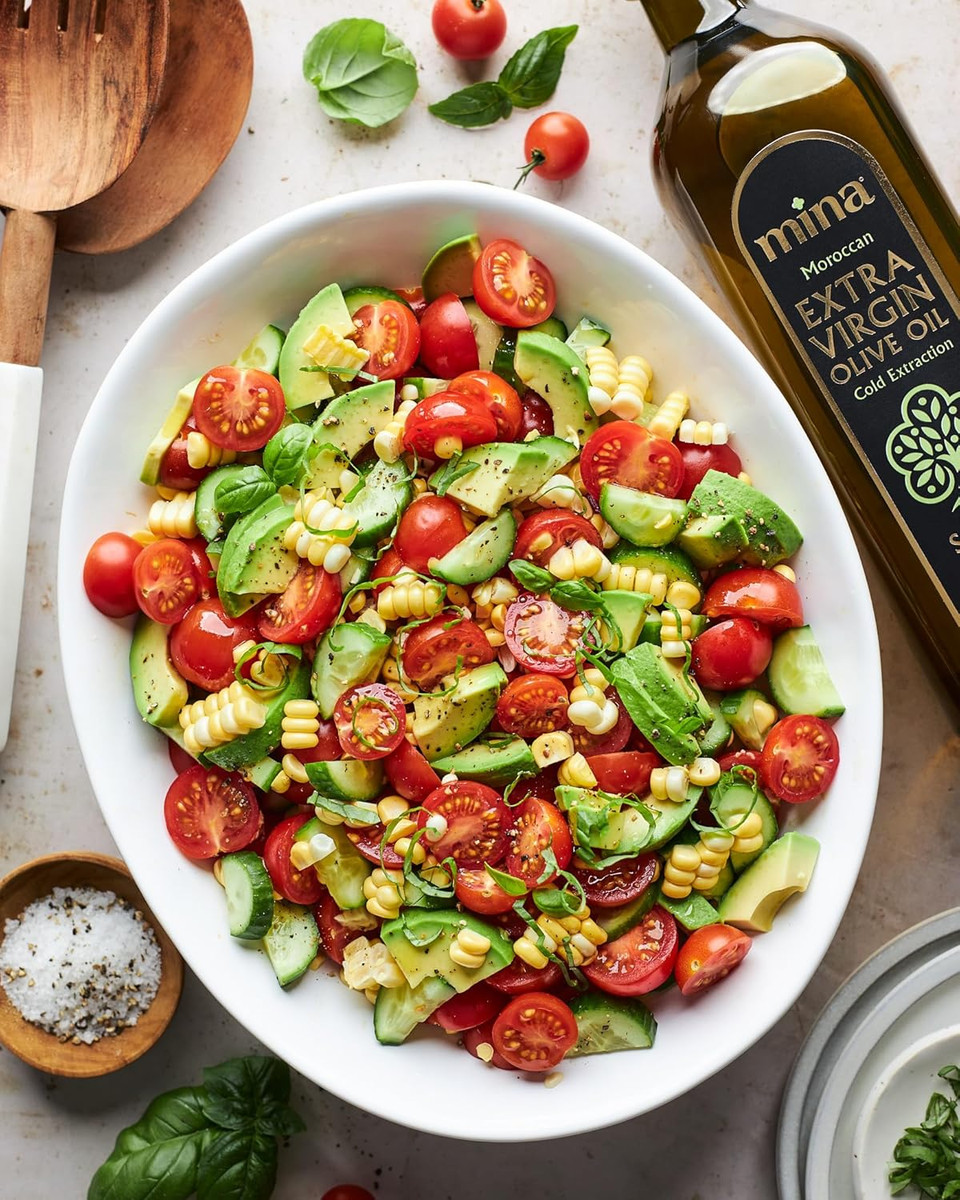 Mina Olive Oil Extra Virgin 16.9 Fl Oz, New Harvest, Polyphenol Rich Olive Oil For Cooking, Moroccan Evoo, Single Origin, Cold Extraction, Less Than 0.2% Acidity, 500 Ml