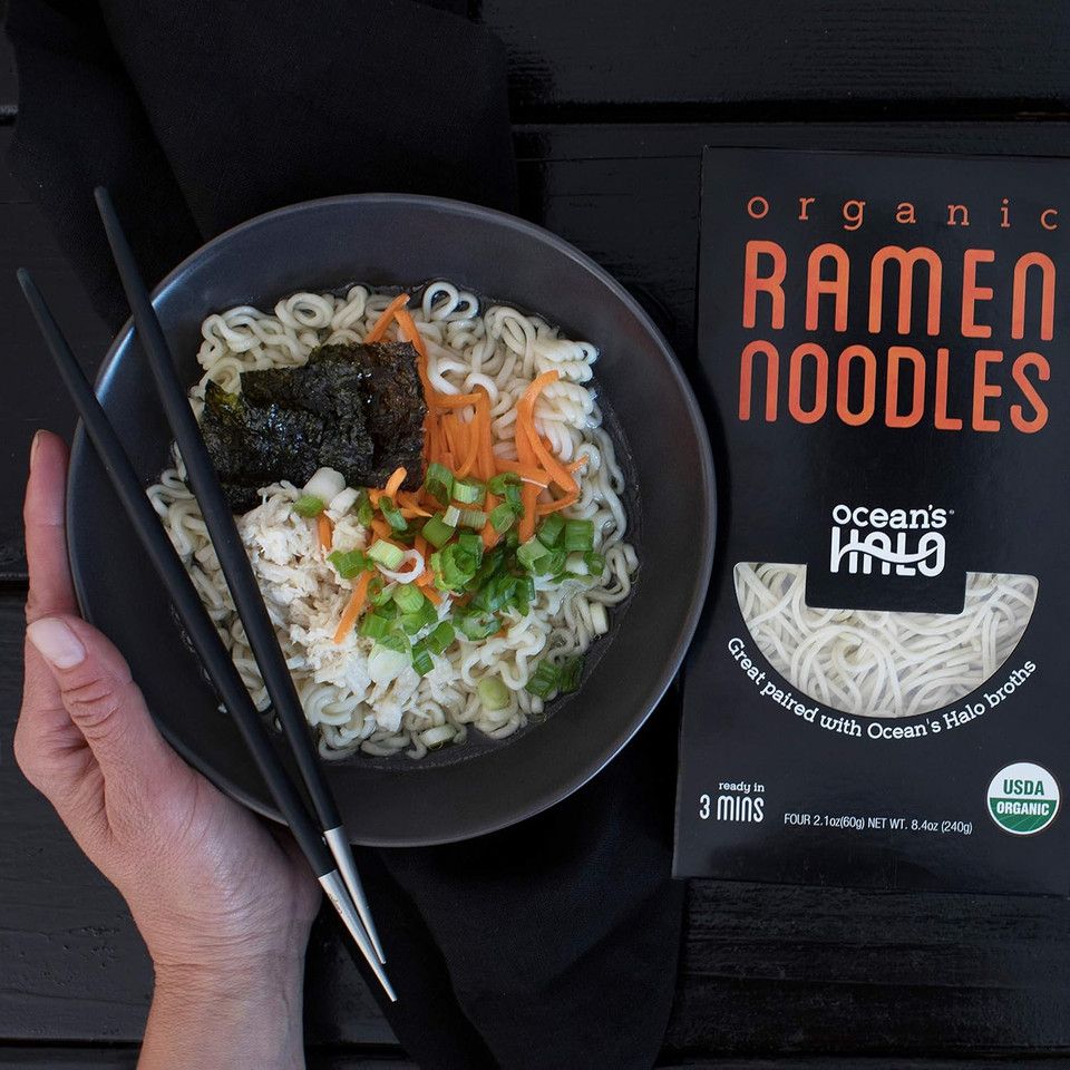 Ocean'S Halo, Organic Ramen Noodles, Vegan, Usda Organic, 8.4 Ounce