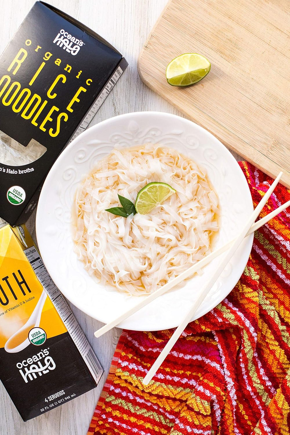 Ocean'S Halo, Organic Rice Noodles, 6.3 Ounce