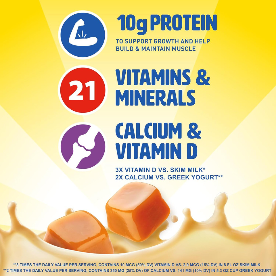 Carnation Breakfast Essentials Complete Nutritional Drink Cookies N Crème Flavor 8 Oz Bottle 24 Ct