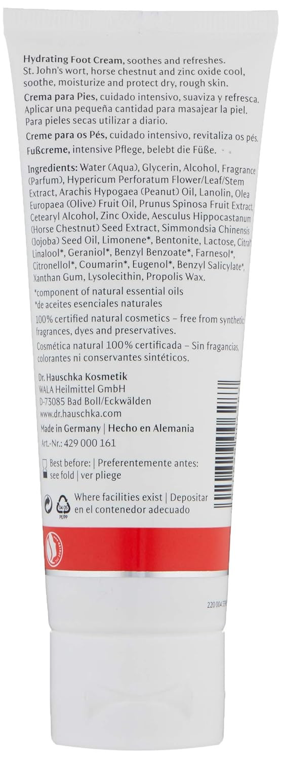 Dr. Hauschka Hydrating Foot Cream, 2.5 Fl Oz