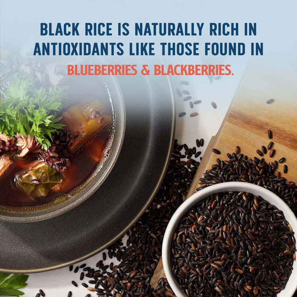Lundberg Black Pearl Rice, Regenerative Organic Certified  Full-Bodied Black Rice, Responsibly Grown In California, 16 Oz