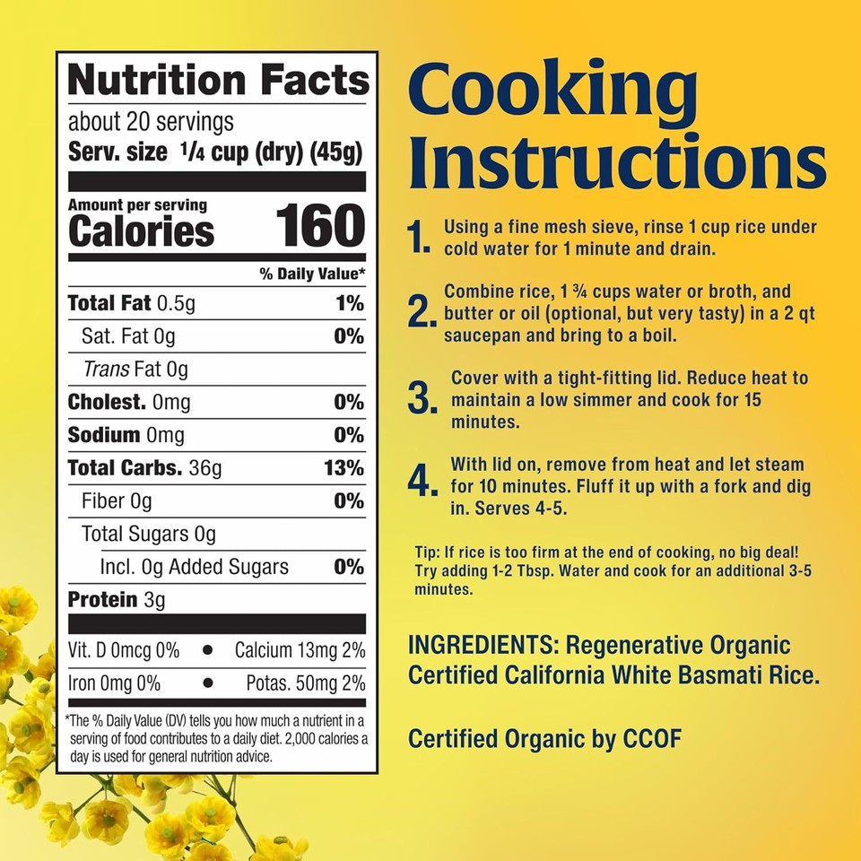 Lundberg White Arborio Rice - Short-Grain White Rice, Creamy Texture For Making Risotto, Rice Pudding, Healthy Food Recipes, Vegan Food, Gluten-Free Rice Grown In California, 32 Oz