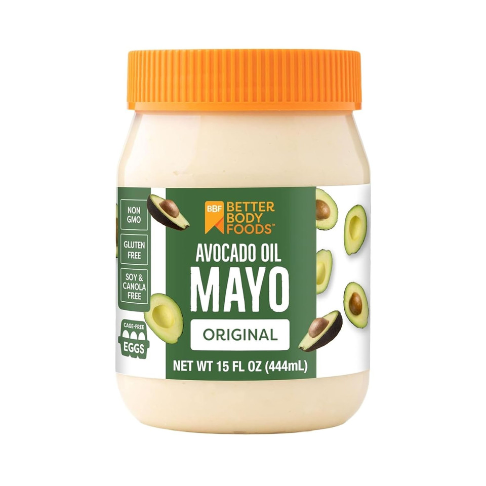 Betterbody Foods 11.25 Ounce Avocado Oil Mayonnaise Squeeze Bottle, Gluten Free Non-Gmo Avocado Mayo Spread Made With Cage-Free Eggs, Keto & Paleo