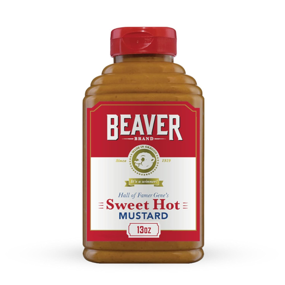 Beaver Extra Hot Ghost Pepper Mustard, 13 Oz Squeeze Bottle