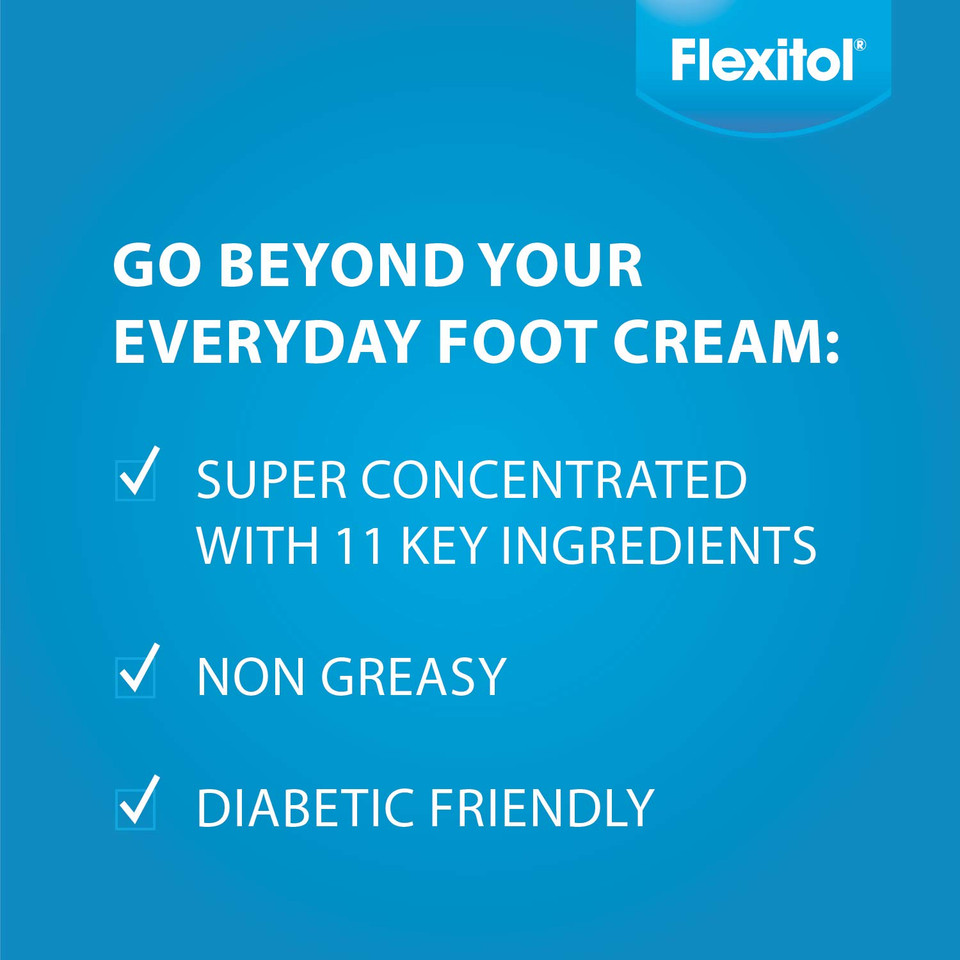 Flexitol Heel Balm, Rich Moisturizing & Exfoliating Foot Cream, 4 Oz Tube (Pack Of 2)