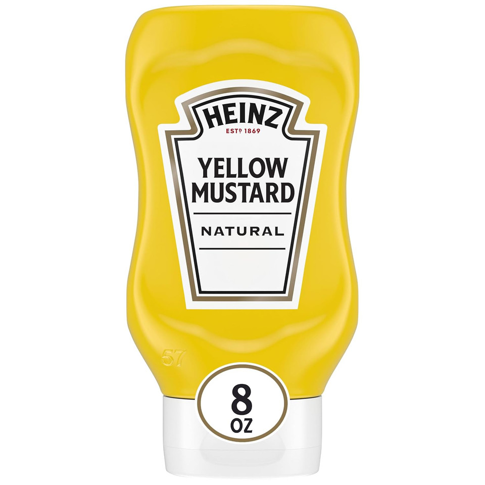 Heinz Yellow Mustard, 8 Oz Bottle