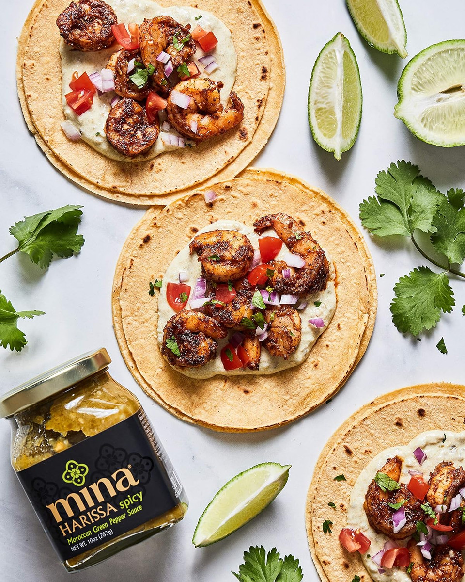 Mina Harissa Green Hot Sauce, 10 Oz, Homestyle Moroccan Green Chili Garlic Sauce, Your New Salsa Verde For Spicing Up Any Dish, Harissa Sauce Perfect For Any Cuisine Or As A Dip & Spread