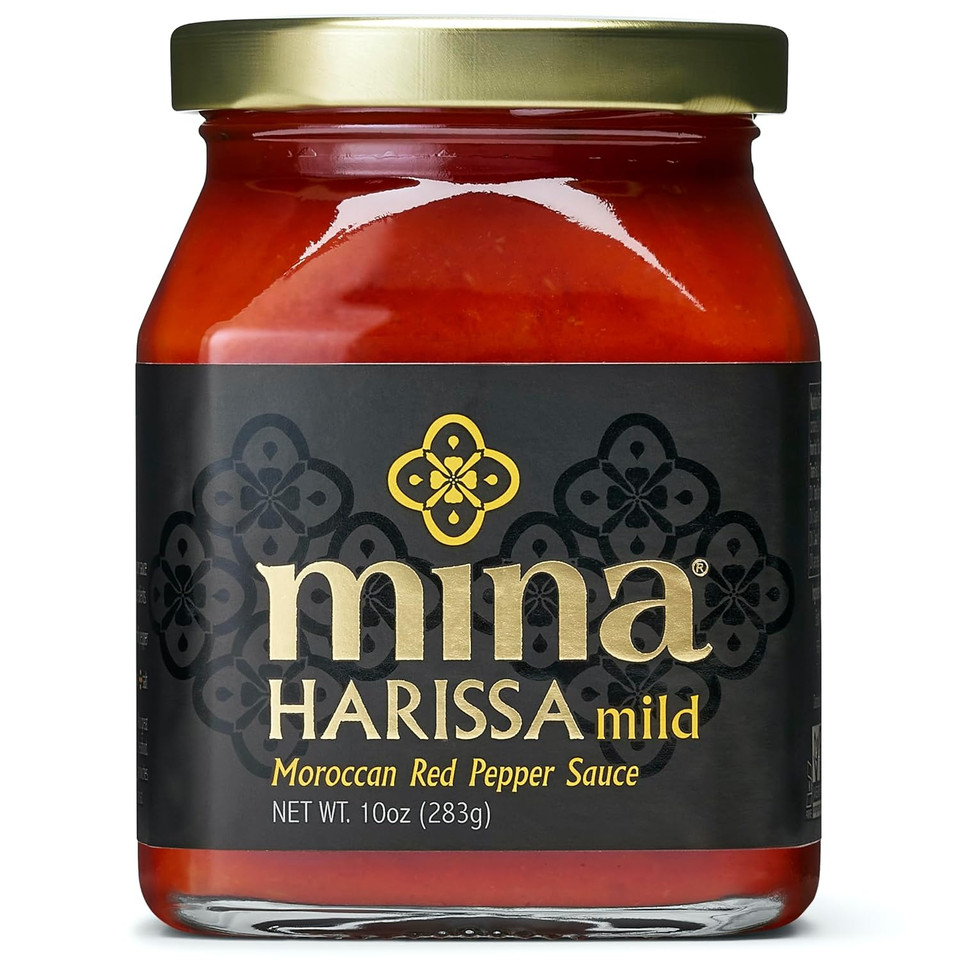Mina Harissa Mild Sauce, Homestyle Moroccan Red Pepper Harissa Paste, 10 Oz - Harissa Sauce With Tangy Twist, Excite Your Senses With Mina Mild Harissa Seasoning