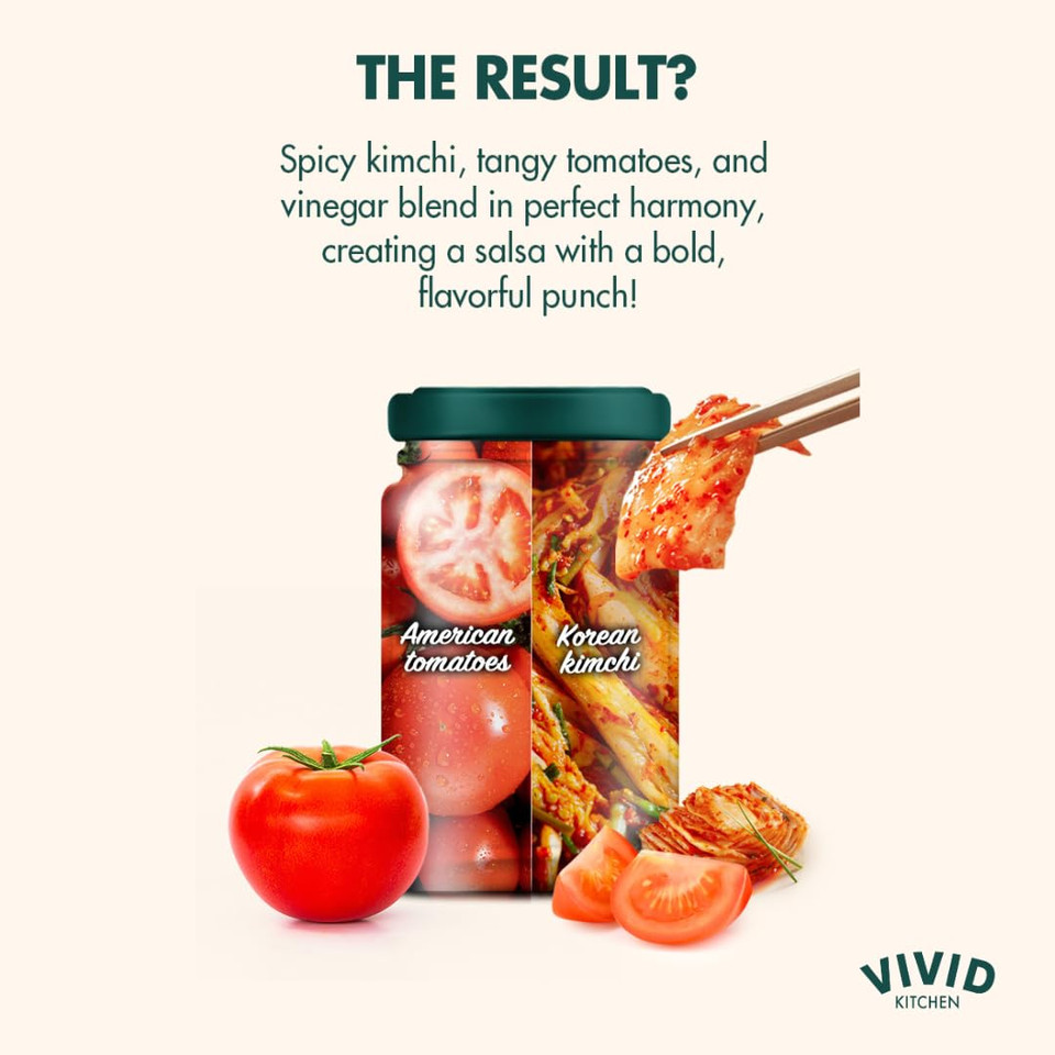 Vivid Kitchen Kimchi Chipotle Mayo - Korean Fusion Sauce - 8.6 Oz Bottle - Bold, Spicy, Creamy Condiment - No Msg Or Preservatives - Perfect For Topping, Dipping, Spreading & Cooking