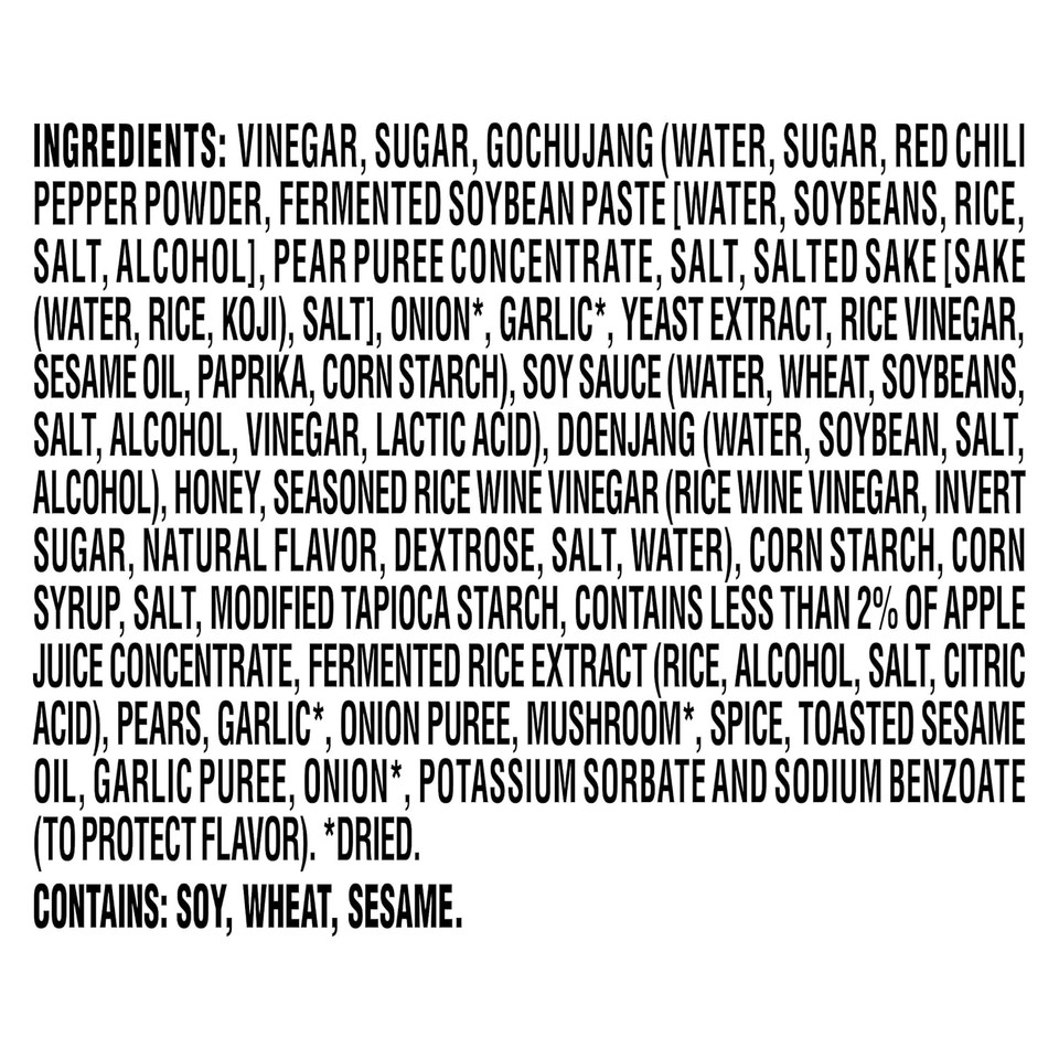 Heinz Flavor Tour Korean Inspired Sweet & Tangy Bbq Sauce, 10 Fl Oz Bottle