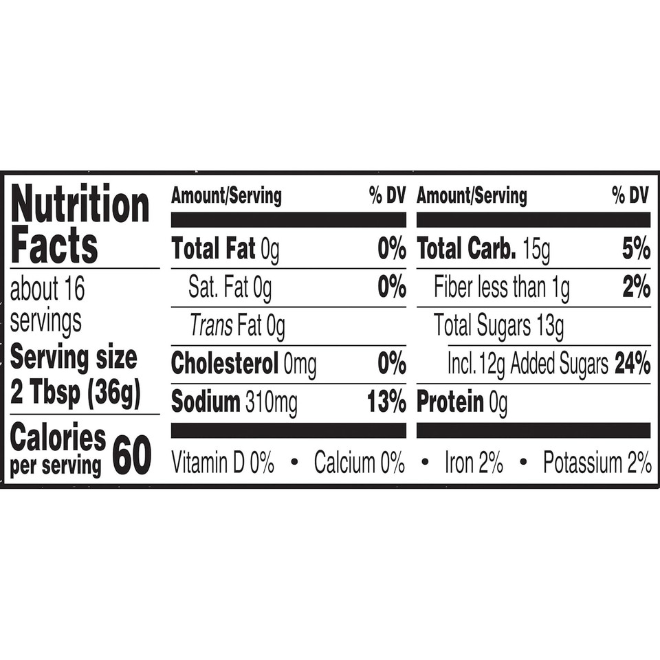 Heinz Kansas City Style Sweet & Smoky Bbq Barbecue Sauce (20.2 Oz Bottle)