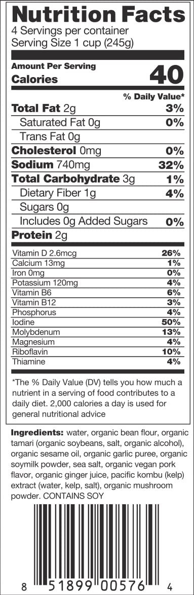 Ocean'S Halo, Organic And Vegan Ramen Broth, 32 Fl Oz