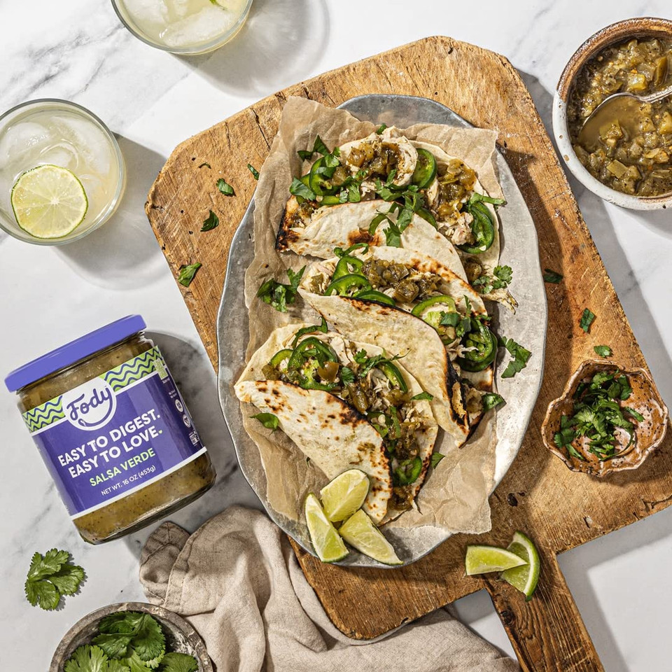 Fody Foods Mild Salsa, 16 Oz, Garlic And Onion Free, Low Fodmap Certified, Gut & Ibs Friendly, Vegan, Non-Gmo, Gluten Free, Keto Friendly