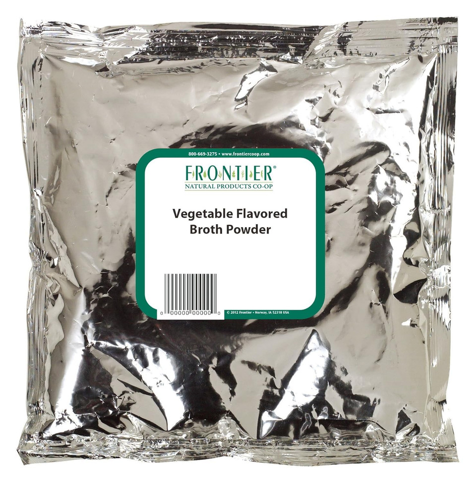 Frontier Vegetarian Broth Powder Pouch, 6.98 Ounce