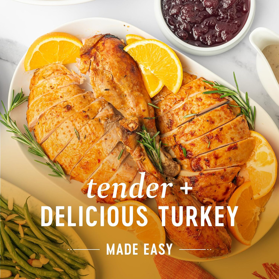 Organic Turkey Brine Kit - 13 Oz. Apple Sage Brine With Bpa-Free Brine Bag For Whole, Smoked, Oven-Roasted Or Fried Turkey By San Francisco Salt Company