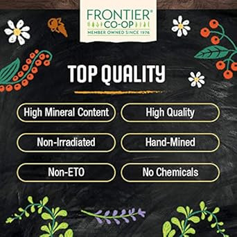 Frontier Co-Op Fine Ground Himalayan Pink Salt, 1-Pound Bulk Bag, Hand-Mined, Kosher, Non Irradiated, Non Eto