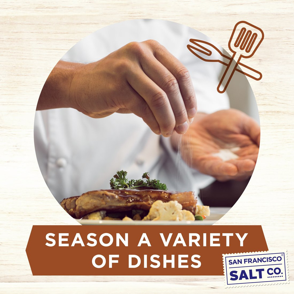 Alderwood Smoked Sea Salt - 2 Lb. Bag Fine Grain By San Francisco Salt Company