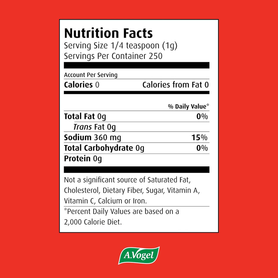 A. Vogel Herbamare Seasoned Spicy Sea Salt - Usda Organic - Seasoning Salt Infused W/ 12 Herbs - 33% Less Sodium - Non-Gmo -Gluten Free - Kosher - 8.8 Oz