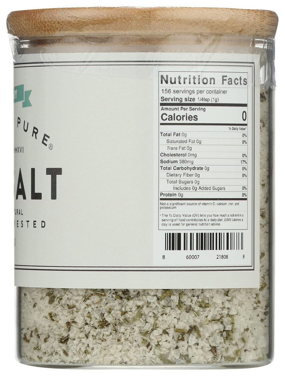 Florida Pure Maple Bacon Sea Salt - Smoky, 80+ Mineral Salt, Natural, Unrefined, Non Iodized - For Baking, Cooking, Seasoning & Enhancing Taste - Flaky Sea Salt (3 Oz. Pouch)
