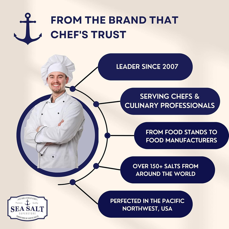 Bacon Seasoning Alderwood Smoked Sea Salt, Bacon Infused Cooking And Finishing Salt, 5 Oz Bag