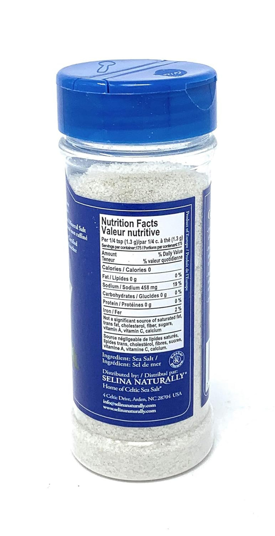 Celtic Sea Salt, Fine Ground Shaker, 8 Oz