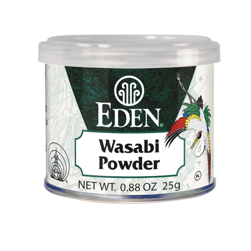 Eden Wasabi Powder, W/Real Japanese Horseradish, Fiery, Traditionally Made In Japan, 0.88 Oz