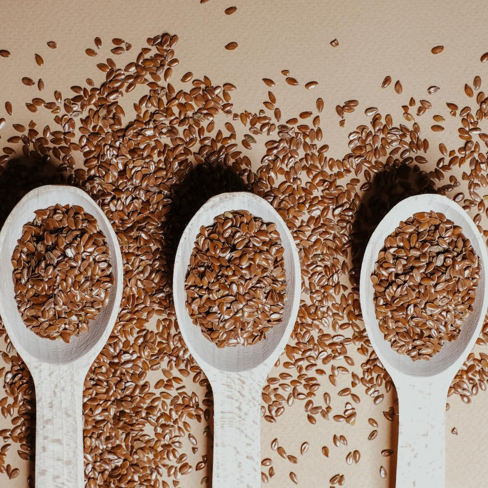 Jovvily Brown Flax Seeds - 1 Lb - Whole Linseeds - High In Fiber