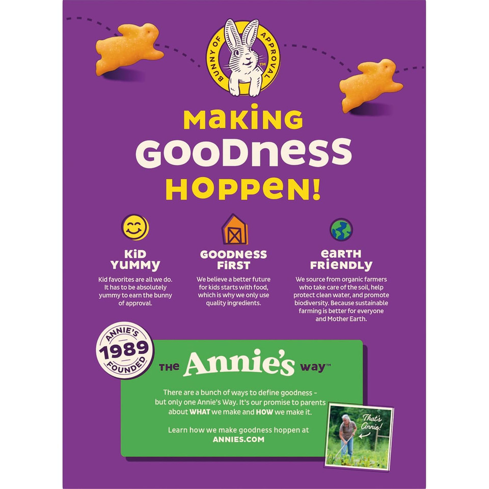 Annie'S Friends Organic Bunny Graham Snacks, Chocolate Chip, Chocolate, And Honey, 7 Oz