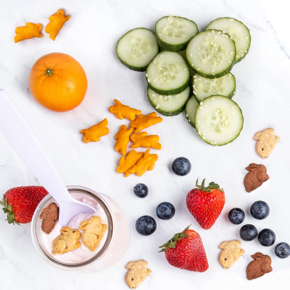 Annie'S Organic Bunny Grahams Snack, Chocolate Chip, Chocolate & Honey, 1.25 Oz, 100 Count