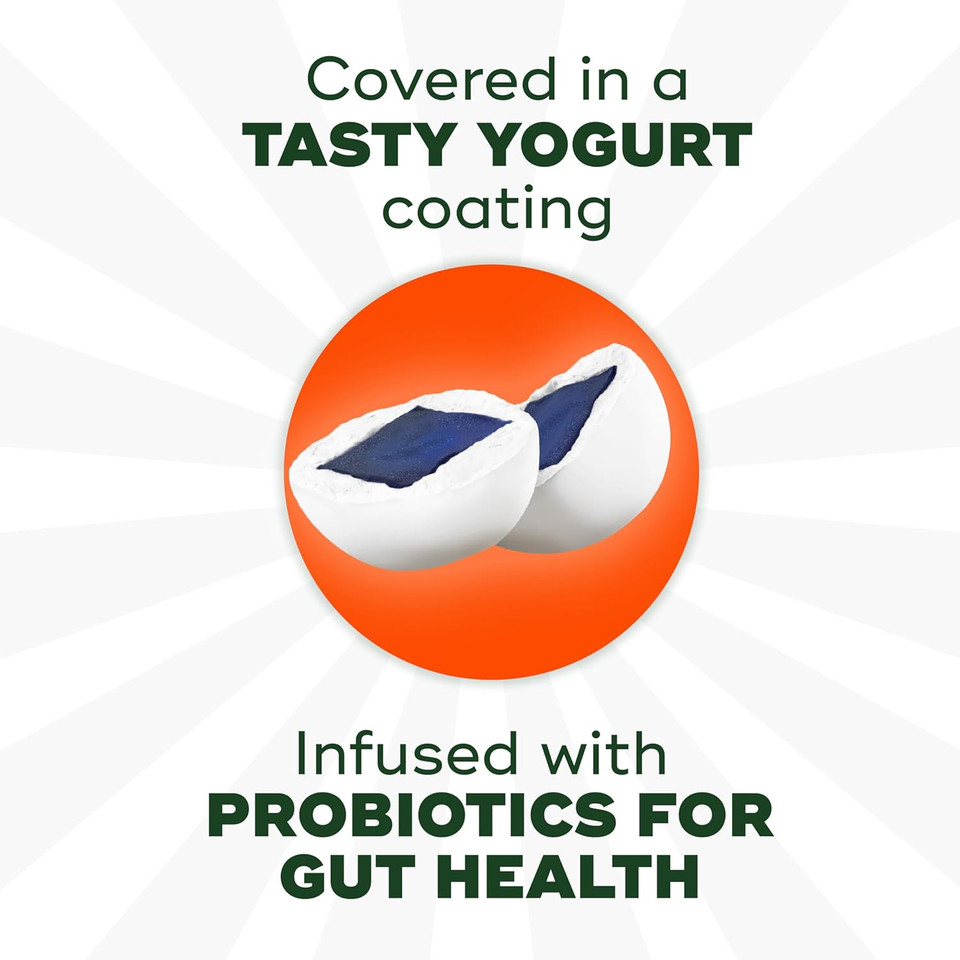 Align Probiotic, Yogurt Coated Probiotic Fruit Bites, Added Probiotic Helps Support Digestive Health, From The Maker Of The #1 Doctor Recommended Probiotic Brand, Apple Blueberry Flavor, 21 Pouches