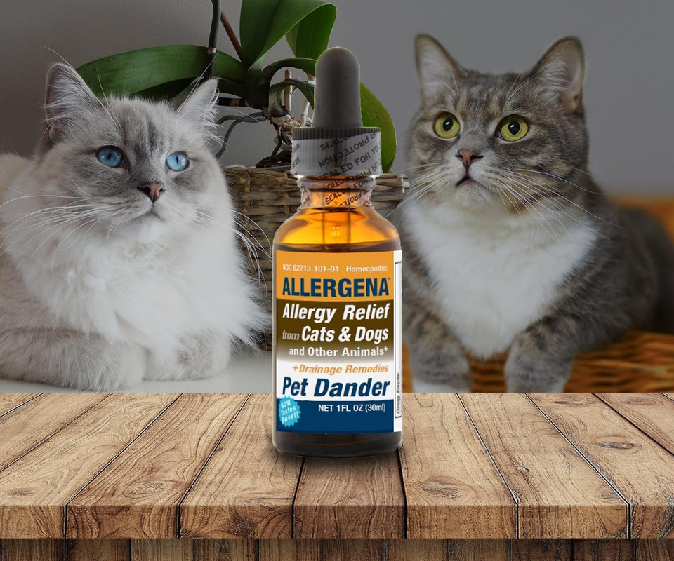 Progena - Allergena Pet Dander - Allergy Relief Drops (1 Fl Ounce)