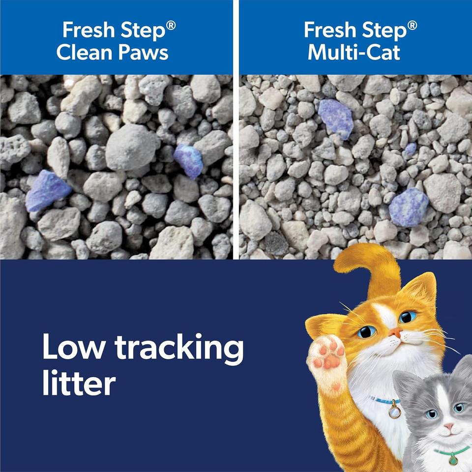Fresh Step Advanced Multi Cat Clumping Litter With Febreze Freshness, Fresh Step Clumping Cat Litter Extra Strength Formula, 37 Lbs. (2 X 18.5 Lb. Box)