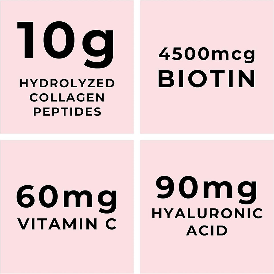 Collagen Capsules With Biotin, Hyaluronic Acid, Vitamin C, Hydrolyzed Multi Collagen Peptide Capsules Types I, Ii, Iii, V, X For Skin, Hair, Nails And Joint Health Supplement* 120 Count
