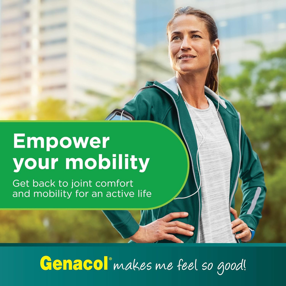 Genacol Joint & Mobility  Natural Eggshell Membrane And Ultra-Hydrolyzed Collagen Peptides, Support Joint Comfort & Mobility, Results In As Little As 5 Days, 90 Capsules (30-Day Supply)