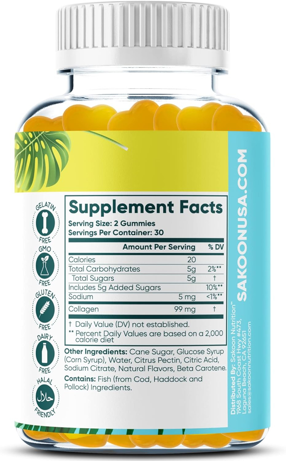 Halal Collagen Gummies For Women And Men - Anti Aging, Hair Growth, Skin Care & Strong Nails Protein Collagen Supplements - Non-Gmo, Gluten Free - Made In Usa Halal Collagen Gummies For Women And Men - Anti Aging, Hair Growth, Skin Care & Strong Nails Protein Collagen Supplements - Non-Gmo, Gluten Free - Made In Usa