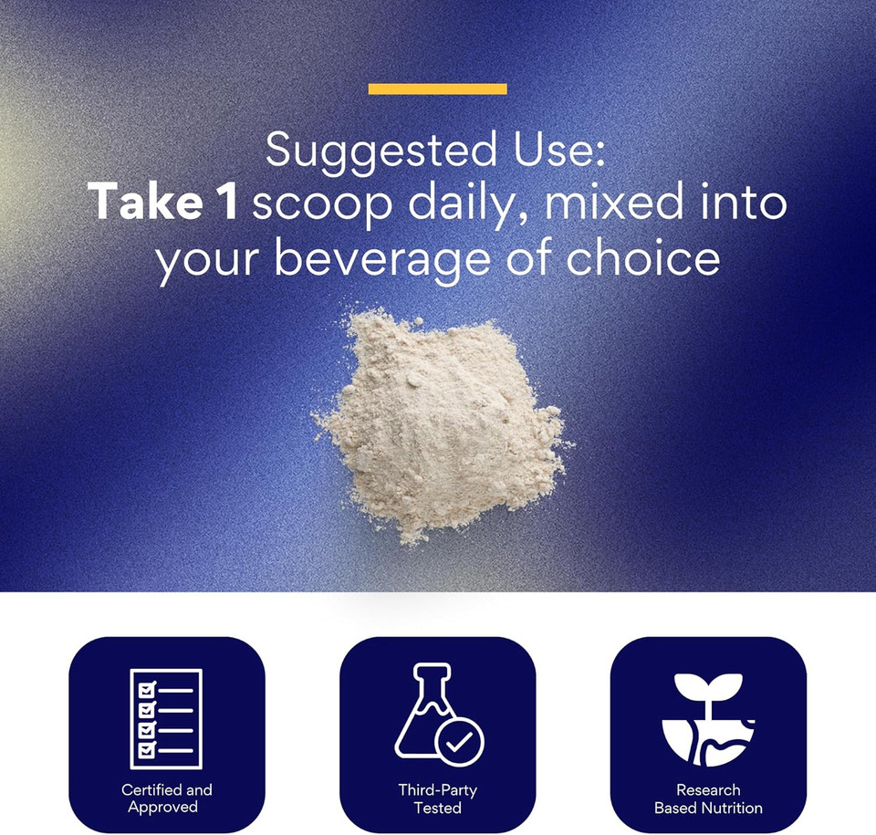 Research Verified® Collagen Powder - Hydrolyzed Marine Collagen - Unflavored - Skin Hydration And Elasticity, Muscle Recovery, Non Gmo - 30 Scoops Per Container - 1 Month Supply